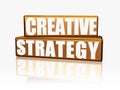 Creative strategy - golden blocks