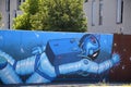 Street art graffiti in Milan