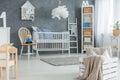 Creative style baby bedroom Royalty Free Stock Photo