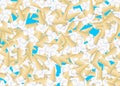 Creative ice cream irregular pattern background