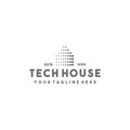 Creative tech house logo design