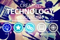 Creative Technology Innovation Media Digital Concept Royalty Free Stock Photo