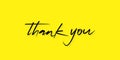 Creative Template Design of Thank You. Conceptual Typography of Thank You.