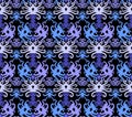 Simple geometric seamless pattern of batik motif background.Stylish fabric print vector design inspiration.