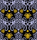 Simple geometric seamless pattern of batik motif background.Stylish fabric print vector design inspiration.