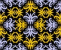 Simple geometric seamless pattern of batik motif background.Stylish fabric print vector design inspiration.