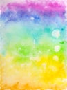 Creative texture. Vibrant watercolor background. Handmade overlay. Decorative chaotic colorful textured pa