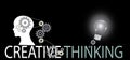 Creative thinking background