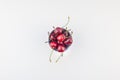 Fresh ripe cherry in a bowl Royalty Free Stock Photo