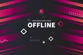 creative twitch background with memphis elements vector illustration Royalty Free Stock Photo