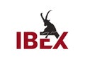 Creative Unique Alpine Ibex Logo Concept, Mountain Goat Logo Vector