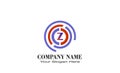 Creative unique letter Z design logo