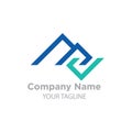 Creative and unique MC or M and C logo. Suitable for those of you who are in the crypto technology business, Telegram channel logo Royalty Free Stock Photo