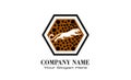 creative unique tiger design logo Royalty Free Stock Photo