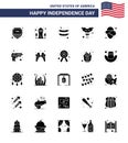 25 Creative USA Icons Modern Independence Signs and 4th July Symbols of weapon; security; food; gun; cowboy