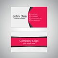 Creative vector card.Red Corporate vector card template,Vector radiant.Abstract.