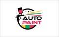 Creative vector graphic of Auto body color Painting logo design