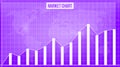 Creative vector illustration of business data financial charts. Finance diagram art design. Growing, falling market stock analysis Royalty Free Stock Photo