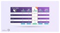 Creative vector illustration of business plans web comparison pricing table isolated on transparent background.