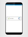 Creative vector illustration of captcha - i am on a robot isolated on background. Art design security login computer