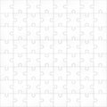 Creative vector illustration of jigsaw puzzle pieces background. Business concept art design blank mockup template. Abstract graph Royalty Free Stock Photo