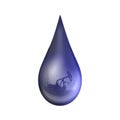 Creative vector illustration of petroleum drop, droplet of a crude gasoline or oil from pump industry, barrel isolated