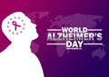 Creative Vector illustration,poster or banner of World Alzheimer\'s day