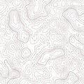 Creative vector illustration of topographic map. Art design contour background. Abstract concept graphic element and