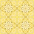 Creative victorian majolica tile seamless rapport. Ethnic structure vector patchwork.