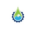 Creative Water Home Auto Symbol Logo