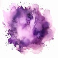 Hand painter colors watercolor stain texture background or watercolor splash background. Ai generative