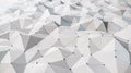 Creative white polygonal backdrop Royalty Free Stock Photo