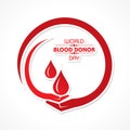 Creative World Blood Donor Day Greeting