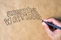 Creative writing concept Royalty Free Stock Photo