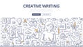 Creative Writing Doodle Concept Royalty Free Stock Photo