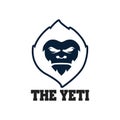 Creative Yeti logo Design Vector Art Logo Royalty Free Stock Photo