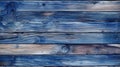 Creatively painted intense blue boards,Wooden texture,Wood plank background ,AI generated Royalty Free Stock Photo