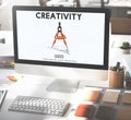 Creativity Aspiration Inspiration Inspire Skills Concept Royalty Free Stock Photo