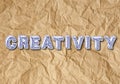 Creativity Crumpled Paper