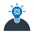 Creativity, generate idea Vector Icon which can easily modify