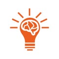 Creativity and Idea Light Bulb Icon