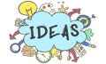 Creativity Ideas Design Thought Bubble Icon Concept