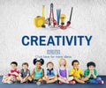 Creativity Ideas Equipment Create Concept Royalty Free Stock Photo