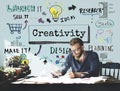 Creativity Ideas Imagination Skill Solution Concept Royalty Free Stock Photo