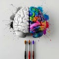 Creativity Ignites the Brain Royalty Free Stock Photo
