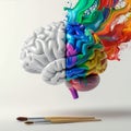 Creativity Ignites the Brain Royalty Free Stock Photo