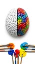Creativity Ignites the Brain Royalty Free Stock Photo