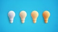 Creativity inspiration concepts with lightbulb Royalty Free Stock Photo