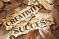 Creativity is key to success concept Royalty Free Stock Photo