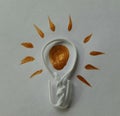 creativity symbol, light bulb, photo creativity development ideas